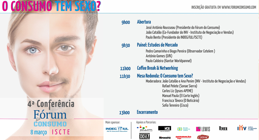 4ª Conferência Fórum do Consumo - O Consumo tem Sexo? | ISCTE - 8 de ...